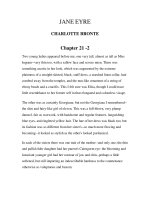 Tài liệu LUYỆN ĐỌC TIẾNG ANH QUA TÁC PHẨM VĂN HỌC-JANE EYRE CHARLOTTE BRONTE Chapter 21 -2 ppt