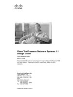 Tài liệu Cisco TelePresence Network Systems 1.1 Design Guide pdf