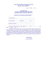 Tài liệu Đơn đề nghị cấp giấy chứng nhân doc