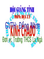 Gián án Bài 35 :KHÁI QUÁT CHÂU MỸ