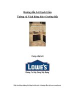 Tài liệu Hướng dẫn Lát Gạch Gốm Tường và Vách đứng bảo vệ tường bếp pdf
