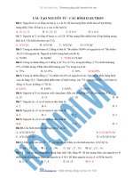 Tài liệu Cấu tạo nguyên tử - cấu hình electron pdf