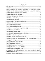 Hoàn thiện công tác kế toán tiền lương và các khoản trích theo lương nhằm tăng cường quản lý chi phí tại công ty cổ phần đầu tư thương mại và xây dựng minh vũ 