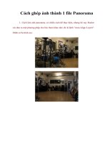 Tài liệu Cách ghép ảnh thành 1 file Panorama docx