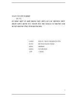 Sự khác biệt về giới trong việc tiếp cận các phương thức khám chữa bệnh của người dân tộc raglai huyện khánh vĩnh, tỉnh khánh hòa 