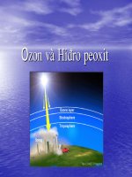 Tài liệu Oxi ozôn và Hiđrô peoxit pptx