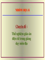 Gián án Bài 11 ;thực hành :Sự phân bố các lục địa và đại dương........