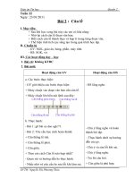 Bài soạn Bài 2: Căn lề