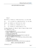 Bài tập dài ngắn mạch2009