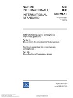 iec 60079-10 electrical apparatus for explosive gas atmospheres - classification of hazardous areas