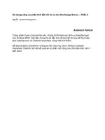 Tài liệu Sử dụng công cụ phân tích kết nối từ xa cho Exchange Server – Phần 2 pptx