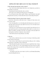 Tài liệu Hướng dẫn thực hiện luận văn thạc sỹ kinh tế ppt