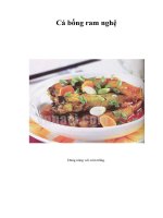 Tài liệu Cá bống ram nghệ doc