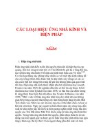 Tài liệu các loại hiệu ứng nhà kính và biện pháp pdf