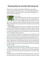 Tài liệu Phương pháp dú xoài đạt chất lượng cao pdf