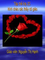 Bài soạn Từ chỉ hoạt động, trạng thái- Dấu phẩy