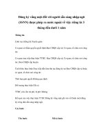 Tài liệu Đăng ký vắng mặt đối với người sẵn sàng nhập ngũ (SSNN) được phép ra nước ngoài về việc riêng từ 3 tháng đến dưới 1 năm doc