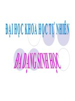 Tài liệu Đa dạng loài ppt