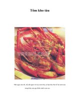 Tài liệu Tôm kho tàu doc