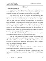 Hoàn thiện tổ chức công tác kế toán tập hợp chi phí và tính giá thành sản phẩm tại công ty TNHH TM và VT quyết tiến 