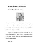 Tài liệu Kiến thức về thuốc và sức khỏe (Kỳ 9) ppt