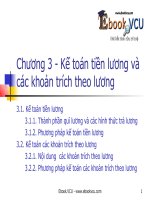 Kế toán tiền lương và các khoản trích theo lương