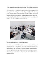 Tài liệu Xây dựng môi trường làm việc lý tưởng doc