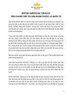 Tài liệu Tiêu Chuẩn Tiếp Thị Thuốc Lá Quốc Tế ppt