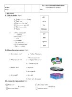 Bài giảng 1st Test HK II (let''''s go 1)