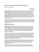 Tài liệu Thực hiện chuyển đổi bằng VMware Converter Enterprise docx