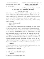 Tài liệu Kế hoạch tổ chức Hội khỏe Phù Đổng