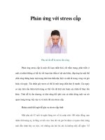 Tài liệu Phản ứng với stress cấp pdf