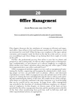 Tài liệu Office Management ppt