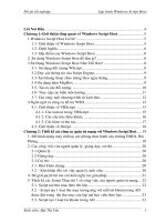 Lập trình windows script host 