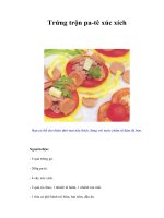 Tài liệu Trứng trộn pa-tê xúc xích doc