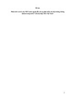 Phân tích vai trò của nđt nước ngoài đối với sự phát triển của thị trường chứng khoán trong nước liên hệ thực tiễn việt nam 