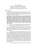 Tài liệu Hệ thống chuẩn mực kế toán Việt Nam - Chuẩn mực số 505 Thông tin xác nhận từ bên ngoài pptx