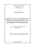 Nghiên cứu xây dựng mô hình sử dụng thiết bị SVC để điều khiển nâng cao ổn định điện áp cho hệ thống điện 