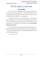 Xây dựng hệ thống quản lý bản sách 