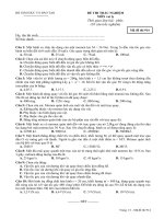 Bài soạn Đề thi 1 tiết chon lọc