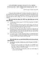 Tài liệu Cơ chế điều hành lãi suất của NHNN có đi ngược tiến trình hội nhập Quốc Tế? pdf