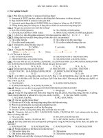 Tài liệu BÀI TẬP AMINO AXIT – PROTEIN ppt