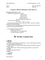 Gián án đại số 8 hk 2