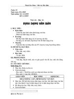 Gián án Tiết 46 - Định dạng văn bản