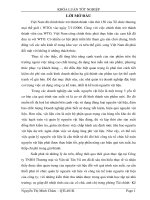 Hoàn thiện công tác kế toán nguyên vật liệu tại công ty TNHH thƣơng mại và vận tải tân vũ 