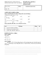 Gián án DE KIEM TRA DAI SO CHUONG I