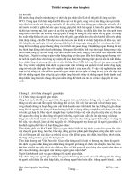 Thiết kế môn giao nhận hàng hóa