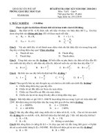 Bài giảng Vat ly 9-HKI-2010/2011