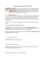 Tài liệu Terminal Services trên Windows 2003 pdf
