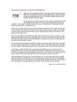 Tài liệu Thị trường chứng khoán có thêm chỉ số FTSE Việt Nam ppt